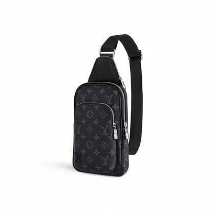 L\VSac Bandoulière Monogramme Noir – Design Compact et Moderne