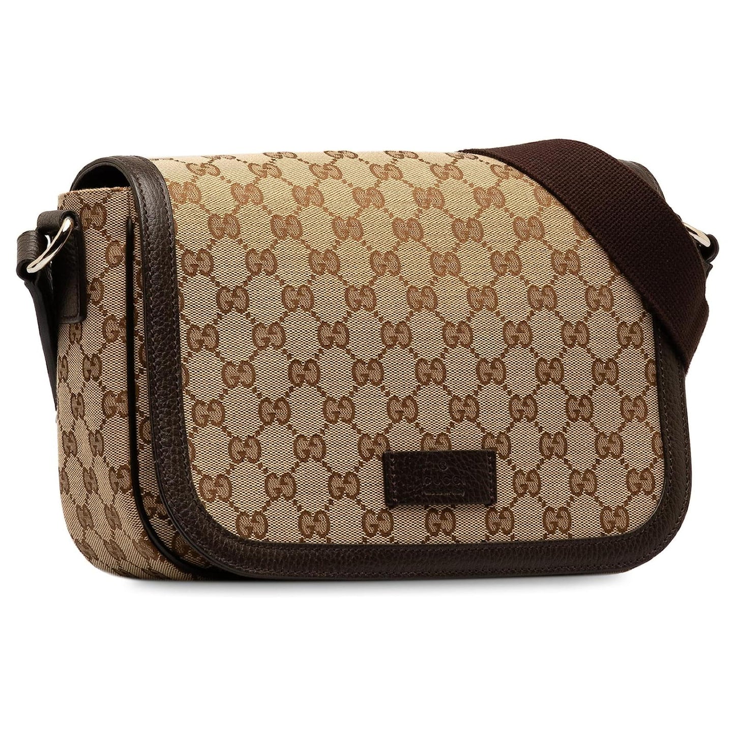 G&GSac bandoulière en toile monogrammée dégradée marron& beige